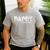 Daddysaurus T Rex Dinosaur Daddy Saurus Dad Family Matching Men's Casual T-Shirt Sport Grey