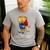 Daniel And Dad Tiger Dark Shirt Men's Casual T-Shirt Sport Grey