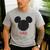 Disney Mickey Mouse Dad Family Small Men's Casual T-Shirt Sport Grey Disney Mickey Mouse Dad Family Small Men's Casual T-Shirt Sport Grey