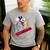 Disney Mickey Mouse Family Star Dad Of The Birthday Boy Men's Casual T-Shirt Sport Grey