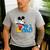 Disney Mickey Mouse Father's Day 1 Dad Men's Casual T-Shirt Sport Grey