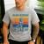 Dog Golden Dad Vintage Golden Retriever Dad Small Men's Casual T-Shirt Sport Grey