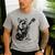 Dog Guitarist Guitar Pembroke Welsh Corgi Dad Mom Men's Casual T-Shirt Sport Grey