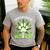 Dogs And Weed Dad Mom Dog Lover Cannabis Marijuana For Men Women Men's Casual T-Shirt Sport Grey