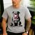 English Bulldog Bubble Gum Vintage Dog Mom Pet Dad Men's Casual T-Shirt Sport Grey