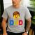 Family Dad Master Builder Building Bricks Blocks Fathers Day Men's Casual T-Shirt Sport Grey