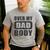 Fathers Day Birthday Over My Dad Body Dad Men's Casual T-Shirt Sport Grey Fathers Day Birthday Over My Dad Body Dad Men's Casual T-Shirt Sport Grey