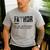 Fathor Like Dad Just Way Mightier Father's Day FA-Thor Men's Casual T-Shirt Sport Grey