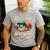 Fishing Father's Day Dad Fisherman Birthday Graphic Men's Casual T-Shirt Sport Grey