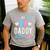 Future Dad Pink Or Blue Daddy Loves You Gender Reveal Men's Casual T-Shirt Sport Grey