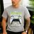 Gamer Dad Gaming Shirts Fathers Day Video Game Daddy Men's Casual T-Shirt Sport Grey