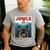 German Shepherd Jowls Hamburger GSG Dog Mom Dog Dad Men's Casual T-Shirt Sport Grey