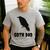 Goth Dad Gothic Bird Crow Emo Father's Day Men's Casual T-Shirt Sport Grey