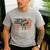 Great Dane Dad Dog Lovers American Flag 4th Of July Men's Casual T-Shirt Sport Grey