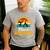 Gymnastics Mom Dad I'm Here To Watch My Flippin' Daughter Men's Casual T-Shirt Sport Grey