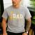 Happy Father's Day Construction For Son DAD Father's Day Men's Casual T-Shirt Sport Grey