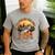 We Hooked The Best Papa Ever Fishing Dad Papa's Day Men's Casual T-Shirt Sport Grey