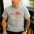 Hooked On Being Dad Fishing Dad Father's Day Men's Casual T-Shirt Sport Grey