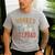 Hooked On Being Stepdad Father's Day Fishing Stepdad Men's Casual T-Shirt Sport Grey