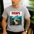 Humorous Paws Parody Cat Mouse For Cat Lover Cat Mom Cat Dad Men's Casual T-Shirt Sport Grey