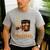 I’Ll Be In The Backyard Cigar Whiskey Dad Bourbon BBQ Summer Men's Casual T-Shirt Sport Grey