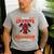 I'm Dad Grandpa Retired Firefighter Nothing Scares Me Men's Casual T-Shirt Sport Grey