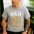 I'm A Dad Grandpa And A Vietnam Veteran US Army Vet Men's Casual T-Shirt Sport Grey