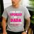 I'm Not Spoiled My Dada Just Loves Me Kids Girls Daughter Men's Casual T-Shirt Sport Grey