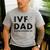 IVF Dad Retrieval Day Infertility Transfer Father Men's Casual T-Shirt Sport Grey