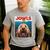Labradoodle Jowls Tee Fawn Lab Doodle Mom Top Dad Men's Casual T-Shirt Sport Grey