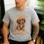 I Love My Cavapoo For Mom Dad Kids Men's Casual T-Shirt Sport Grey