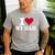 I Love My Dad Men's Casual T-Shirt Sport Grey
