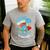 I Love My Dad Rawr Dinosaur Fathers Day Dino Toddler Boy Men's Casual T-Shirt Sport Grey
