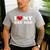 I Love My Gay Dad I Heart My Gay Dad Men's Casual T-Shirt Sport Grey