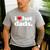 I Love Hot Dads Top For Hot Dad Joke I Heart Hot Dads Men's Casual T-Shirt Sport Grey