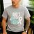 Lung Cancer Dad Ribbon Men's Casual T-Shirt Sport Grey