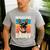 Malinois Dad Maligator Daddy Belgian Malinois Men's Casual T-Shirt Sport Grey