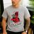 Marvel Super Heroes Pets Deadpool Loves Dogpool Dog Dad Men's Casual T-Shirt Sport Grey