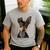 Miniature Pinscher Shirt Dog Mom Dad Tshirt Love Puppy Pet Men's Casual T-Shirt Sport Grey