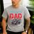 Monster Truck Dad Father's Day Men Men's Casual T-Shirt Sport Grey