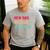 New Dad No Clue Send Help Vintage Men's Casual T-Shirt Sport Grey