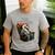 Old Buzzard Bird Old Man Grandpa Recliner Dads Joke Men's Casual T-Shirt Sport Grey