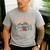 One Happy Dad First Birthday Camping Matching Family Party Men's Casual T-Shirt Sport Grey