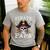 Pirate Papa Skull Family Matching Costume Dad Grandpa Men Men's Casual T-Shirt Sport Grey