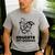 Pit Bull Lover T Shirt Pitbull Mom Rescue Dog Dad Puppy Men's Casual T-Shirt Sport Grey