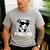 Pitbull Dad Men Pitbull Lover For Dog Dad American Flag Men's Casual T-Shirt Sport Grey