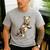Pitbull I Love Dad Pit Bull Terrier Pettie Dog Owner Father Men's Casual T-Shirt Sport Grey