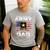 Proud To Be An Army Dad With American Flag Veteran Men's Casual T-Shirt Sport Grey