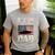 Proud Coast Guard Dad USCG American Flag T-Shirt Men's Casual T-Shirt Sport Grey