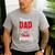 Proud Dad Of a Heart Warrior CHD Awareness Gift Men's Casual T-Shirt Sport Grey
